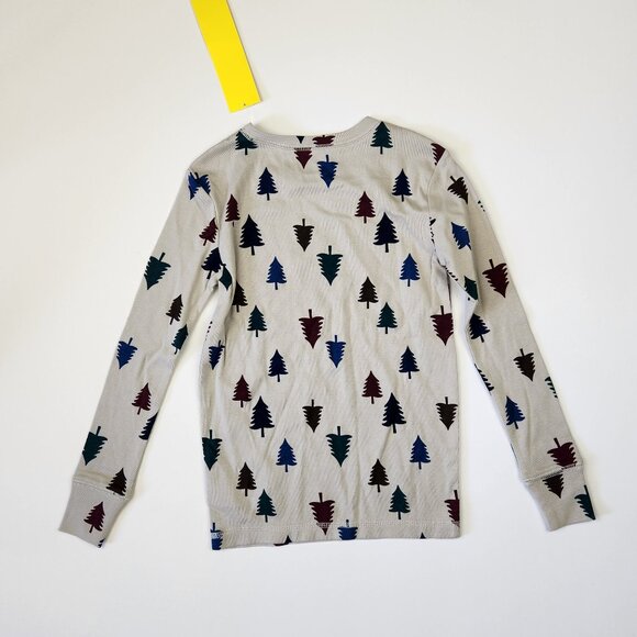 NWT Gap Kids Organic Cotton Winter Christmas Tree Print Pajama Set sz 8,12 - Picture 3 of 8